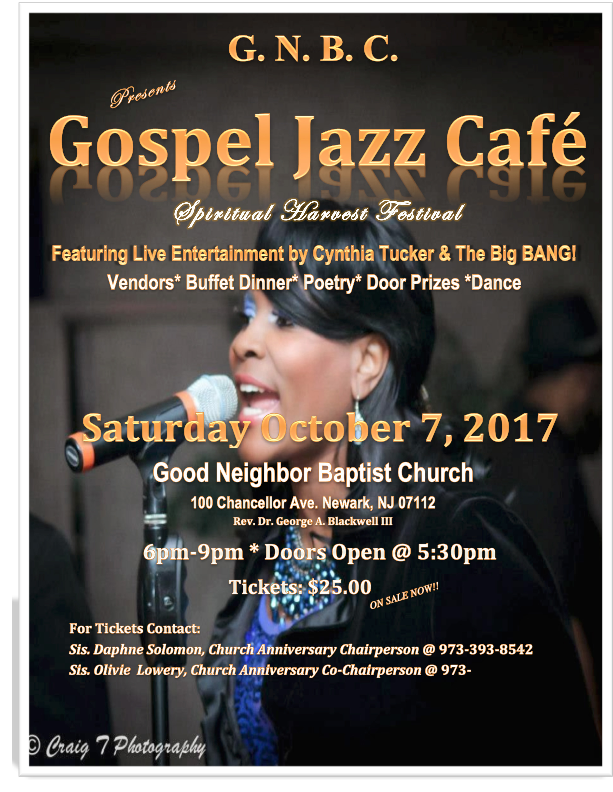 Gospel Cafe Flyer